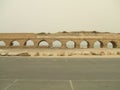 Ancient Roman beach ruins, Caesarea, Israel Royalty Free Stock Photo