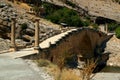 The ancient Roman bridge Cendere KÃÂ¶prÃÂ¼sÃÂ¼ near the ancient city of Arsameia in Turkey