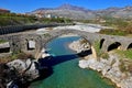 Ancient roman bridge in Mes