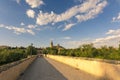 Ancient Roman bridge in Salamanca, Spain Royalty Free Stock Photo