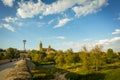 Ancient Roman bridge in Salamanca, Spain Royalty Free Stock Photo