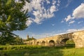 Ancient Roman bridge in Salamanca, Spain Royalty Free Stock Photo