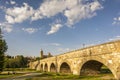 Ancient Roman bridge in Salamanca, Spain Royalty Free Stock Photo