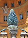 Bronze Peacocks and Pinecone, Vatican, Rome, Italy