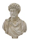 Ancient roman bust representing a mature man