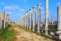 Ancient roman Cardo street in Side, Royalty Free Stock Photo