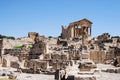 Ancient Roman City of Dougga, near TÃÂ©boursouk, Tunisia Royalty Free Stock Photo