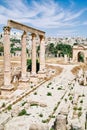 Ancient Roman city of Jerash Royalty Free Stock Photo