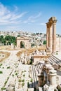 Ancient Roman city of Jerash Royalty Free Stock Photo