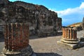 ancient Roman city of Pompeii, one of the most famous Italian UNESCO World Heritage Site. Pompeii, Italy Ruins of the Forum,