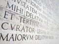 Ancient roman epigraph Royalty Free Stock Photo