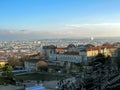 Ancient Roman era Theatre of Fourviere and Odeon on the Fourviere Hill in Lyon, Rhone-Alpes, France Royalty Free Stock Photo