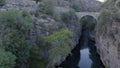 The ancient Roman Eurymedon or Oluk Kopru Bridge over the river Eurymedon, modern Koprucay River in the Koprulu Canyon