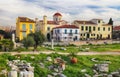 Ancient Roman Forum in Athens, Greece