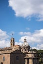 The Ancient Roman Forum and the Palatine Hill in Rome Italy Royalty Free Stock Photo