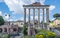 Ancient Roman forums in Rome, Italy