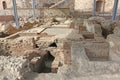 Ancient foundations in Salobrena Castle , Spain