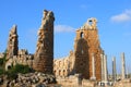 Ancient roman gates in Perge, Royalty Free Stock Photo