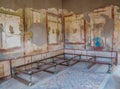 Ancient Roman house in Pompeii Royalty Free Stock Photo
