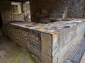 Ancient Roman kitchen in Pompeii Royalty Free Stock Photo