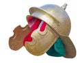 Ancient Roman legionary helmet Royalty Free Stock Photo