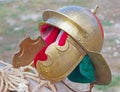 Ancient Roman legionary helmet Royalty Free Stock Photo