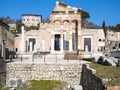 ancient roman monument Capitolium of Brixia Royalty Free Stock Photo