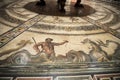 Ancient Roman Mosaic Floor in the Vatican Museums in the Vatican City in Rome Italy Royalty Free Stock Photo