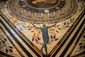 Ancient Roman Mosaic Floor in the Vatican Museums in the Vatican City in Rome Italy Royalty Free Stock Photo