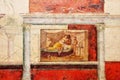 The ancient roman mosaic in National Roman Museum, Roman, Italy