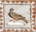 Ancient roman mosaic representing a dove, Sevilla Royalty Free Stock Photo