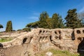 Ancient Roman Necropolis - Ostia Antica - Rome Italy Royalty Free Stock Photo