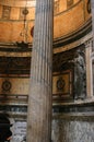 Ancient Roman Pantheon in Piazza Navone Royalty Free Stock Photo