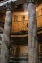 Ancient Roman Pantheon in Piazza Navone Royalty Free Stock Photo