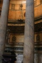 Ancient Roman Pantheon in Piazza Navone Royalty Free Stock Photo