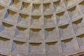 Ancient roman Pantheon temple, interior - Rome Royalty Free Stock Photo