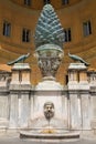 Ancient Roman Pigna or Pinecone Statue in Vatican City