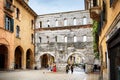 Ancient Roman Porta Borsari Gate in Verona