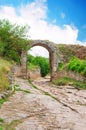 Ancient Roman road Royalty Free Stock Photo