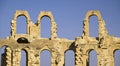 Ancient roman ruins from an amphitheatre - Tunisia