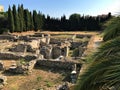 Ancient Roman ruins at Cimiez, Nice, South of France