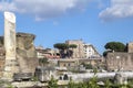 Ancient roman ruins in Rome Royalty Free Stock Photo