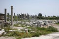 Ancient roman ruins in Side, Turkey Royalty Free Stock Photo