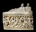 Ancient roman sarcophagus