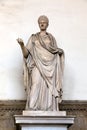 Ancient Roman sculpture of a Vestal Virgin Royalty Free Stock Photo