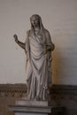 Ancient Roman sculpture of a Vestal Virgin at the Loggia dei Lanzi, Florence, Italy Royalty Free Stock Photo