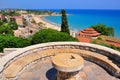 Ancient Roman Solar clock, Tarragona, Spain Royalty Free Stock Photo