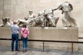 Ancient Roman statues in British museum, London