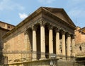 Ancient Roman temple in Vic Royalty Free Stock Photo