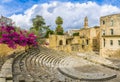 Ancient Roman theater in Lecce, Puglia region, southern Italy Royalty Free Stock Photo